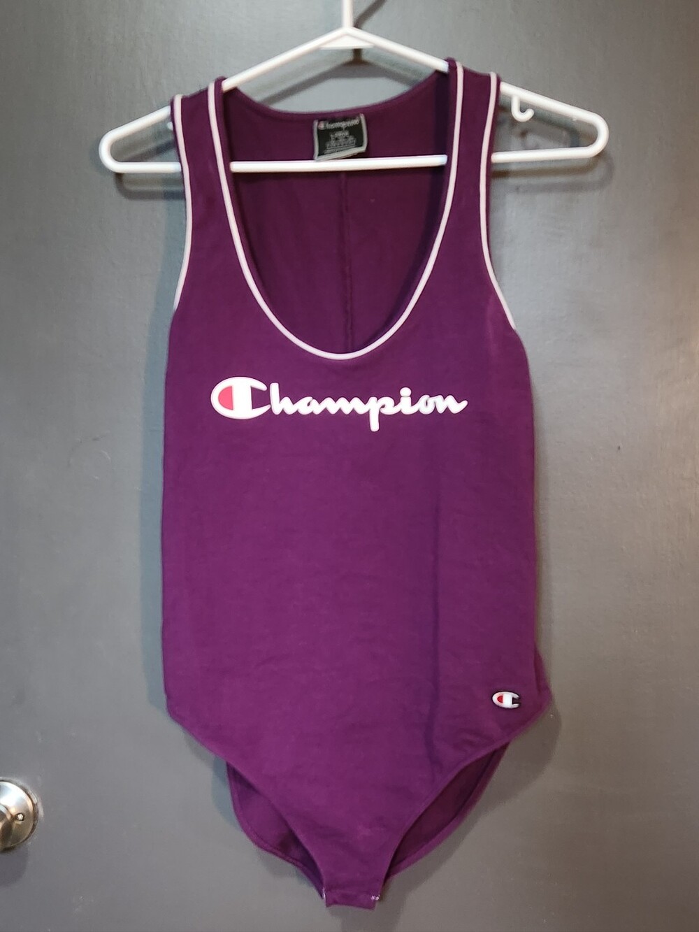 Champion Purple Bodysuit